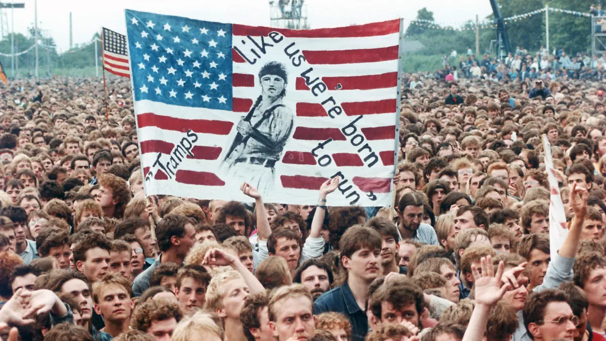 Bruce Springsteen Fans in Ostberlin