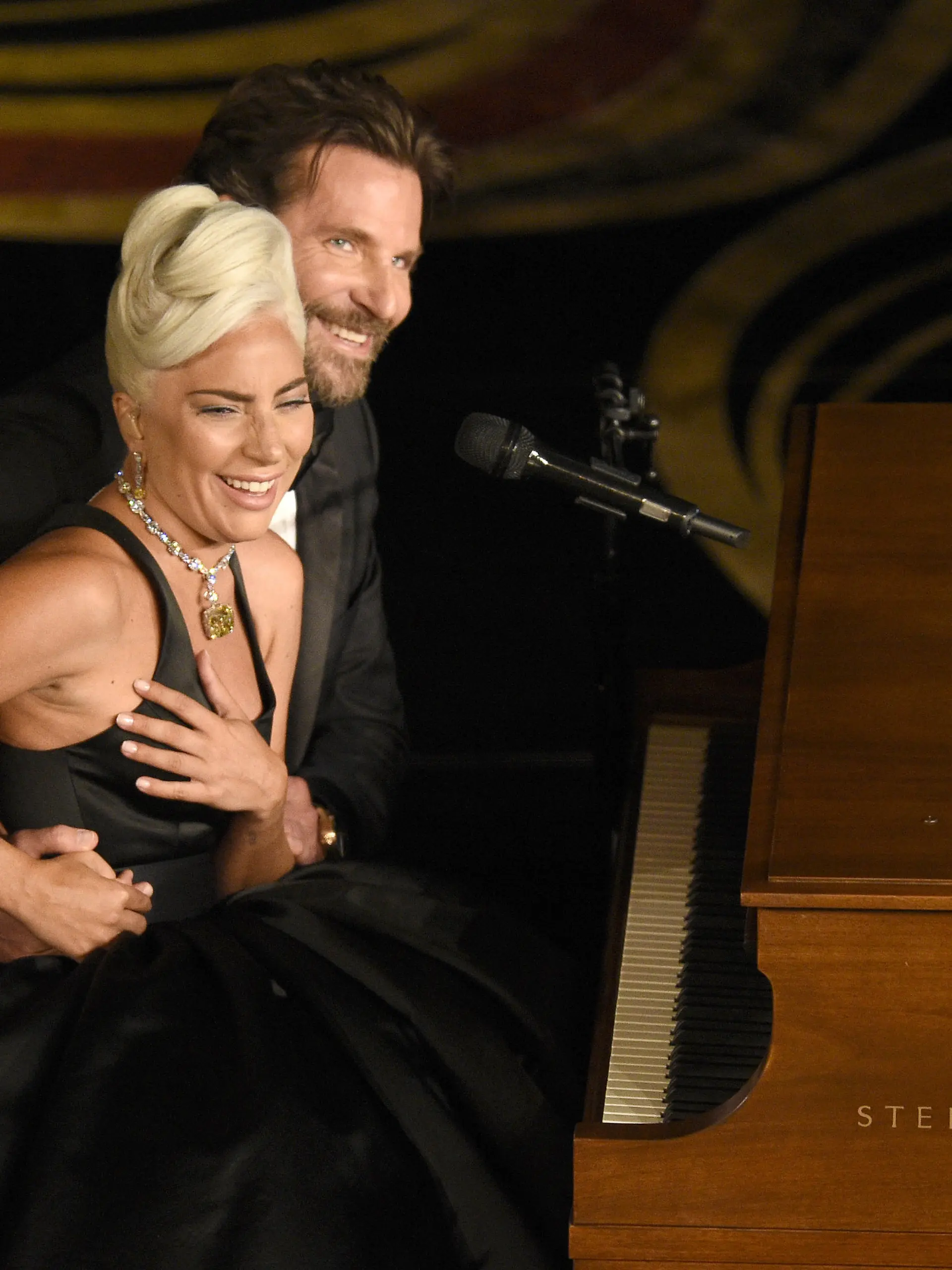 Lady Gaga und Bradley Cooper bei den Oscars 2019