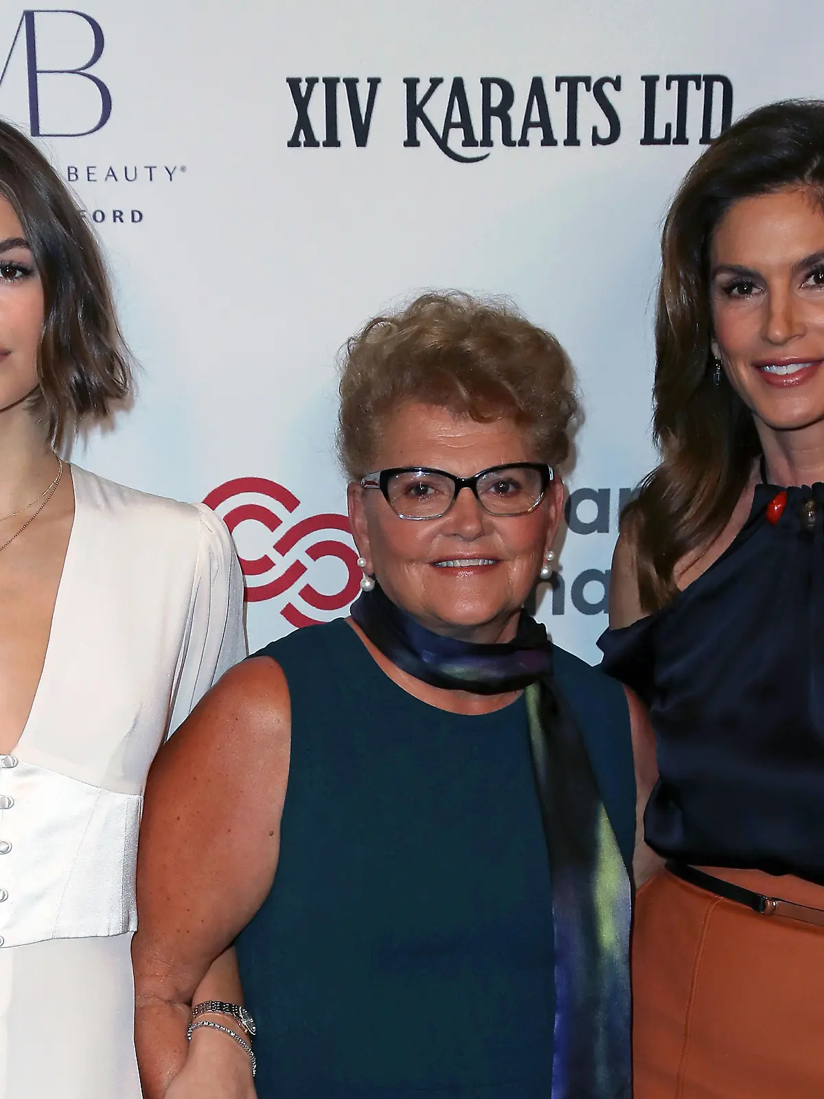 Cindy Crawford mit ihrer Mutter und Tochter