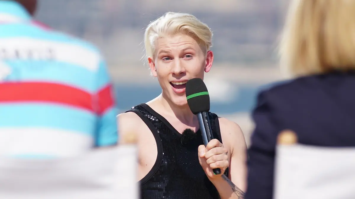 Marco Rippegather aus Berlin ist einer der neuen Jury-Casting-Kandidaten, den Herausforderern, die versuchen die Jury von sich zu überzeugen.
