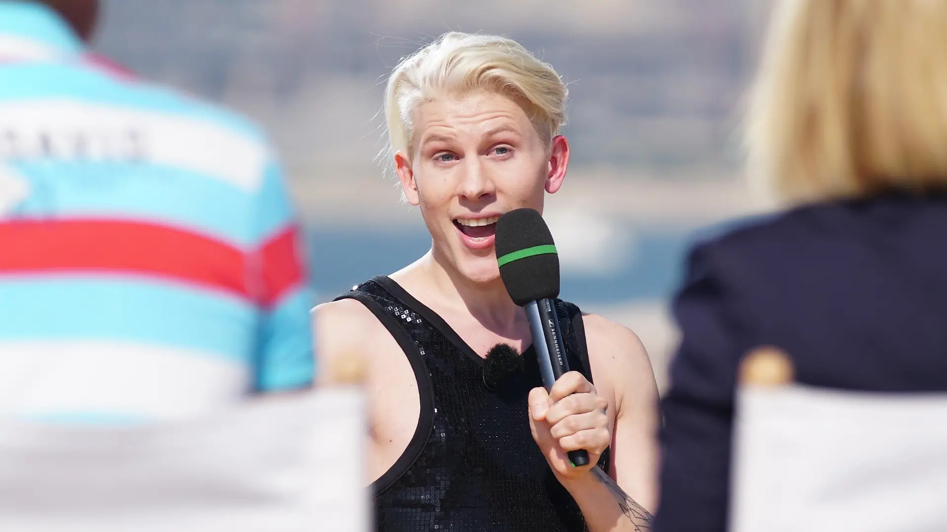 Marco Rippegather aus Berlin ist einer der neuen Jury-Casting-Kandidaten, den Herausforderern, die versuchen die Jury von sich zu überzeugen.