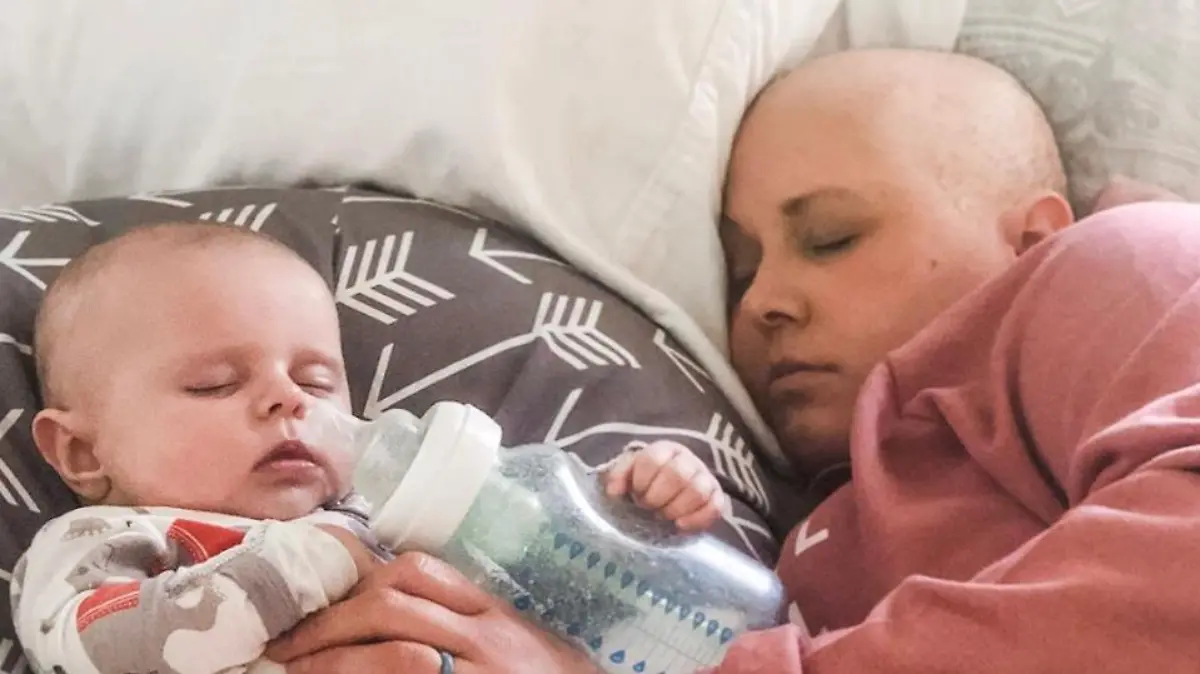 Brooke Taylor erfuhr im Juli 2019 von ihrer Brustkrebs-Erkrankung. Nur Stunden danach brachte sie eine gesunde Tochter zur Welt.