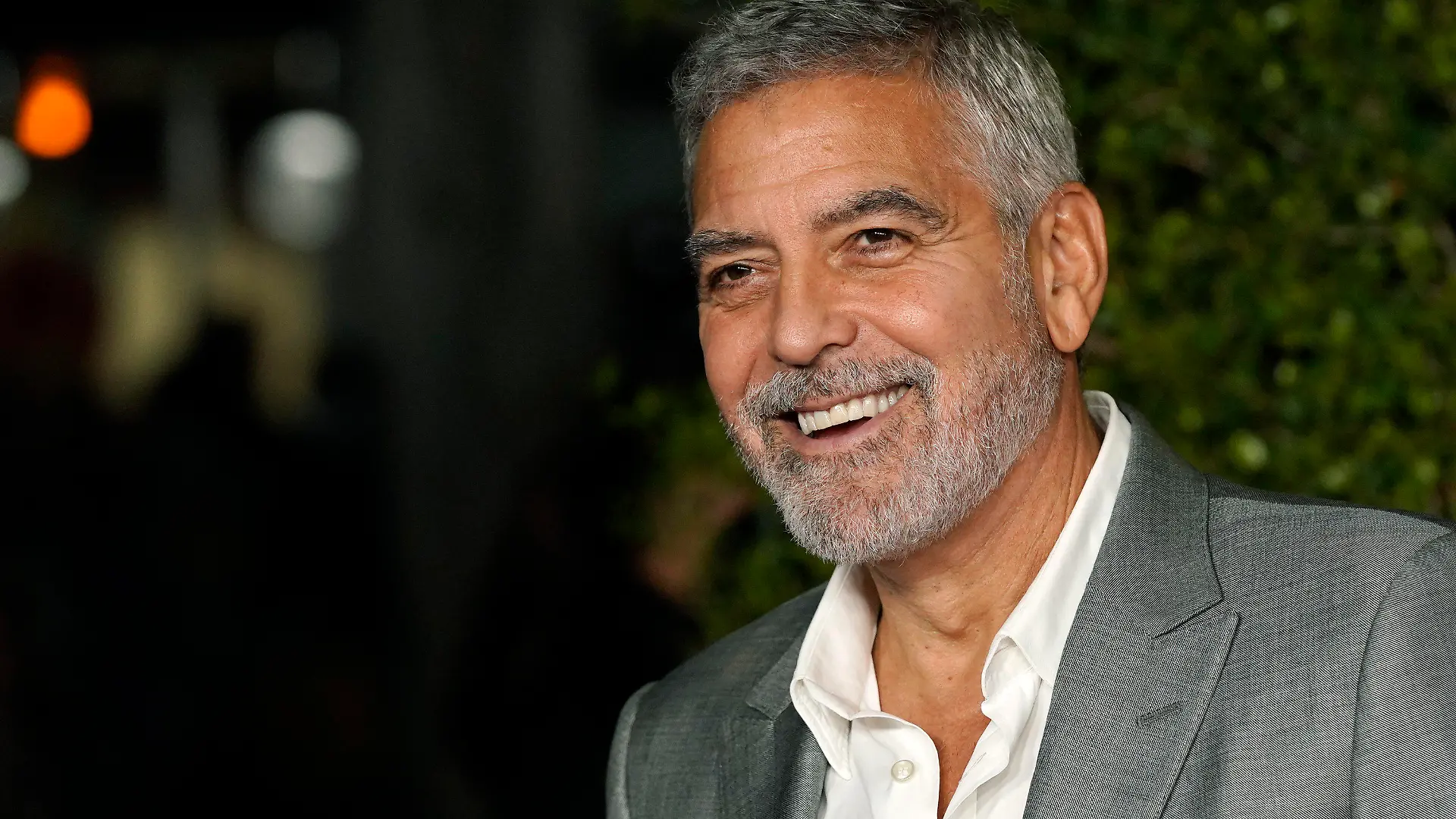 FILE - George Clooney, a cast member in "Ticket to Paradise," poses at the premiere of the film, Monday, Oct. 17, 2022, at the Regency Village Theatre in Los Angeles. Clooney turns 62 on May 6. (AP Photo/Chris Pizzello, File)