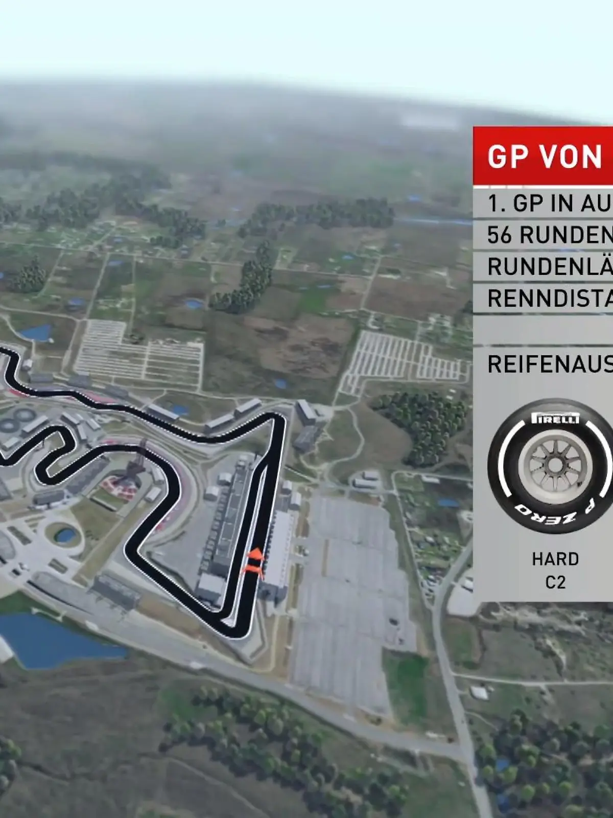 Bild zu: "USA-GP im Birdview: Texanische Berg- und Talbahn"
