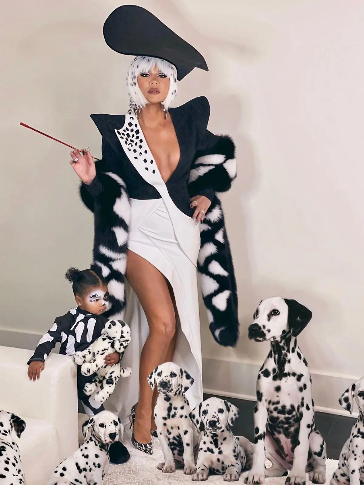 Tierischer Halloween-Look bei Khloe Kardashian