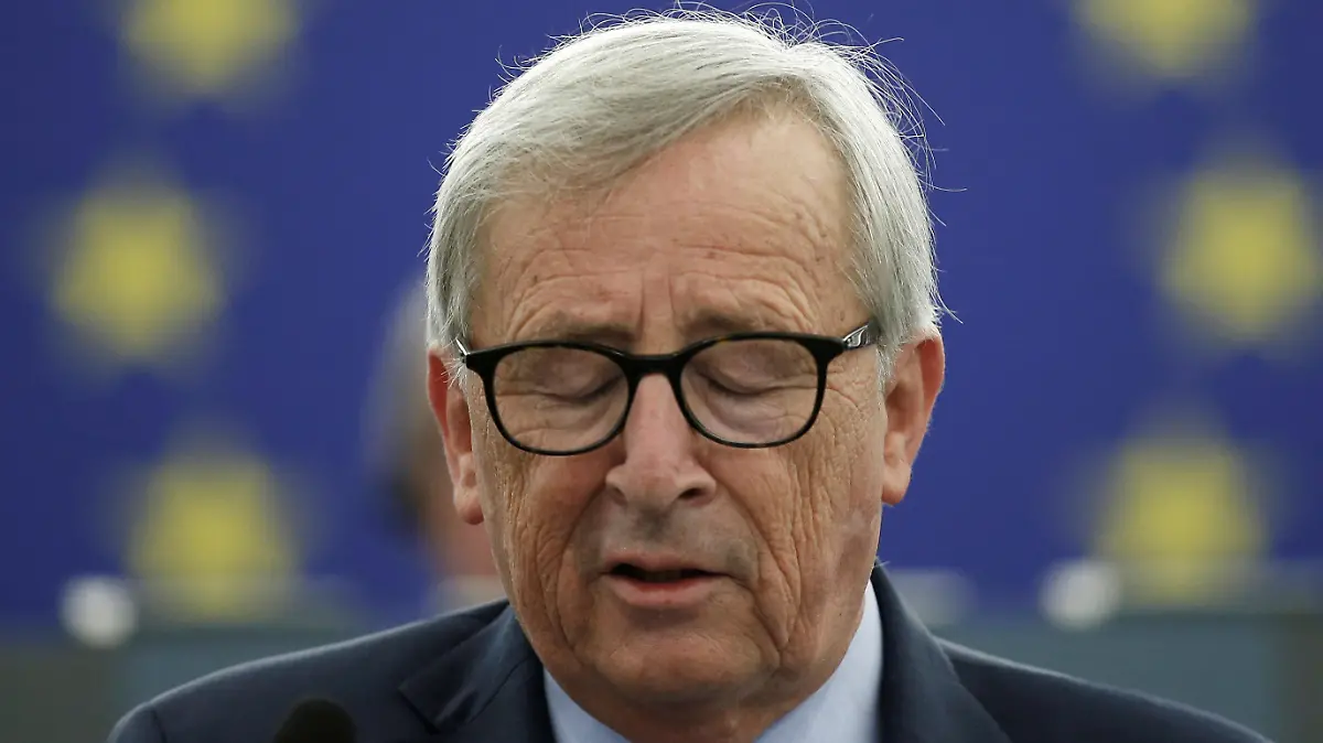 European Commission President Jean-Claude Juncker reacts during a debate on the last EU summit and Brexit at the European Parliament in Strasbourg, France, October 22, 2019. REUTERS/Vincent Kessler