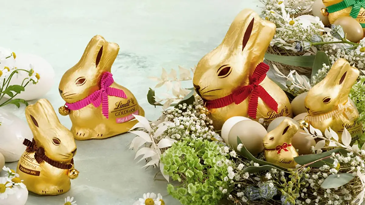 Goldhase von Lindt im Angebot.