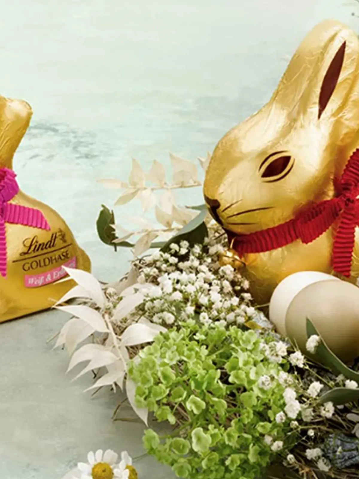 Goldhase von Lindt im Angebot.