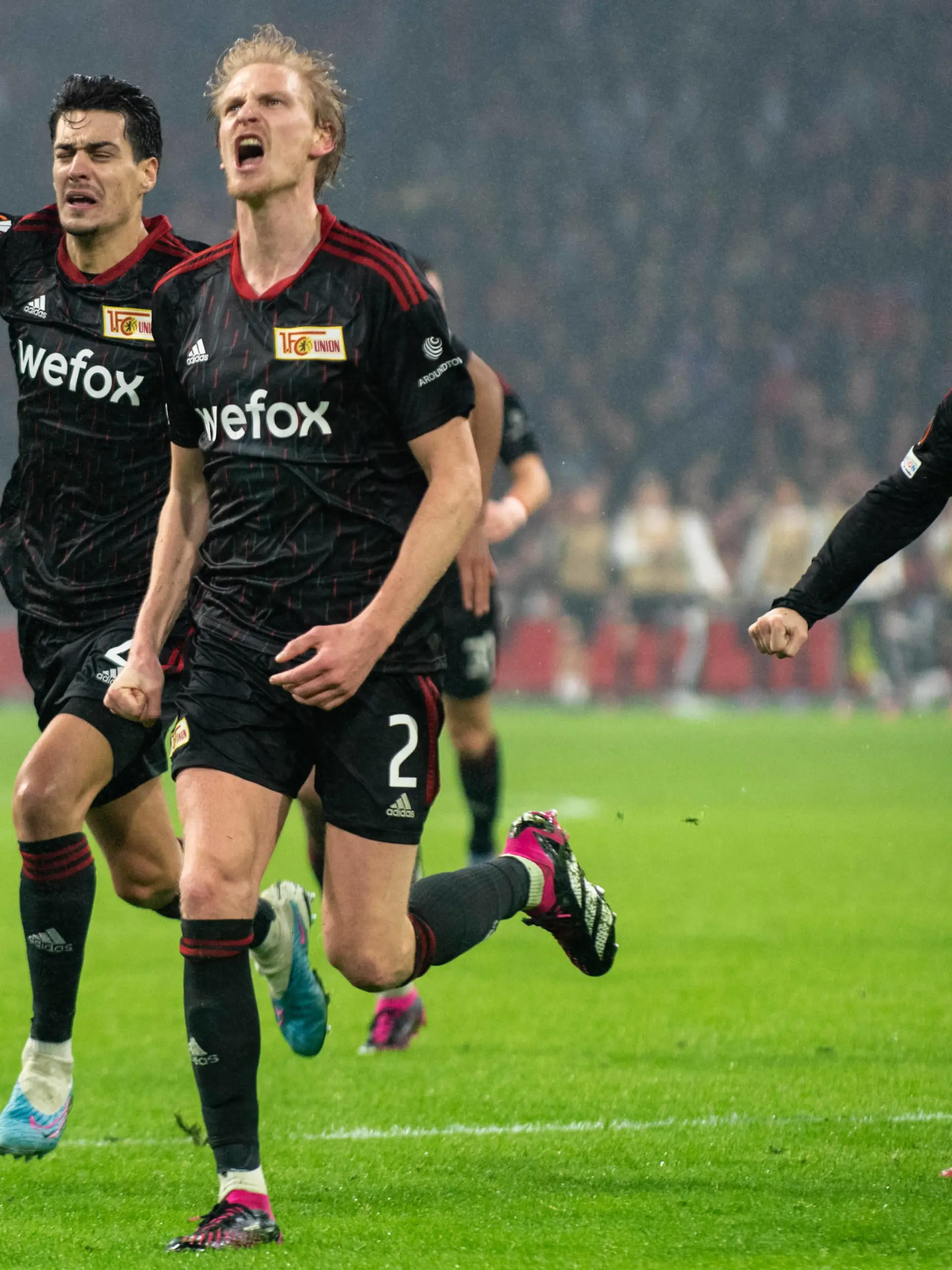 Sport Bilder des Tages Ajax Amsterdam v Union Berlin - UEFA Europa League Morten Thorsby of Union celebrates a goal that was canceled after a VAR check during the UEFA Europa League Play-off, 1st leg match between Ajax Amsterdam and Union Berlin at Johan Cruijff ArenA in Amsterdam, Netherlands on February 16, 2023 Amsterdam Amsterdam ArenA Netherlands NOxUSExINxGERMANY PUBLICATIONxINxALGxARGxAUTxBRNxBRAxCANxCHIxCHNxCOLxECUxEGYxGRExINDxIRIxIRQxISRxJORxKUWxLIBxLBAxMLTxMEXxMARxOMAxPERxQATxKSAxSUIxSYRxTUNxTURxUAExUKxVENxYEMxONLY Copyright: xAndrewxSurmax Editorial use only