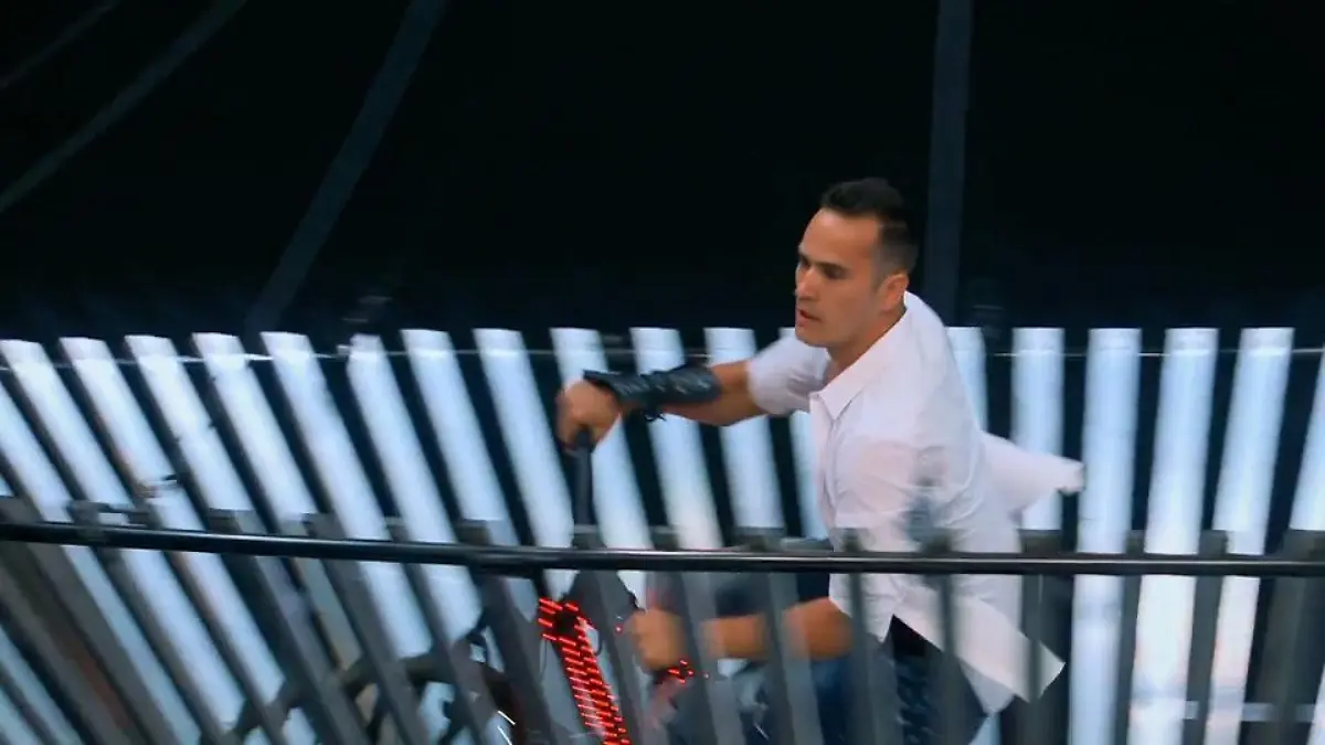 Jefferson Weber beeindruckt mit Rad-Performance Nach Beinahe-Sturz in die Tiefe