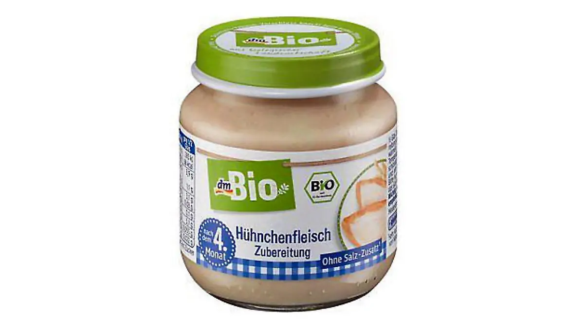 Drogeriekette dm ruft Bio-Babynahrung zurück