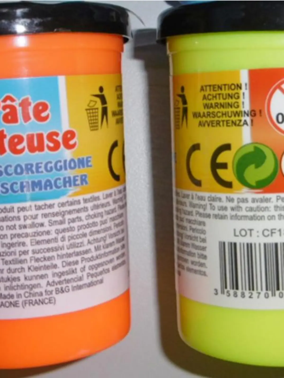 Der Schleim enthält zu hohe Bor-Werte