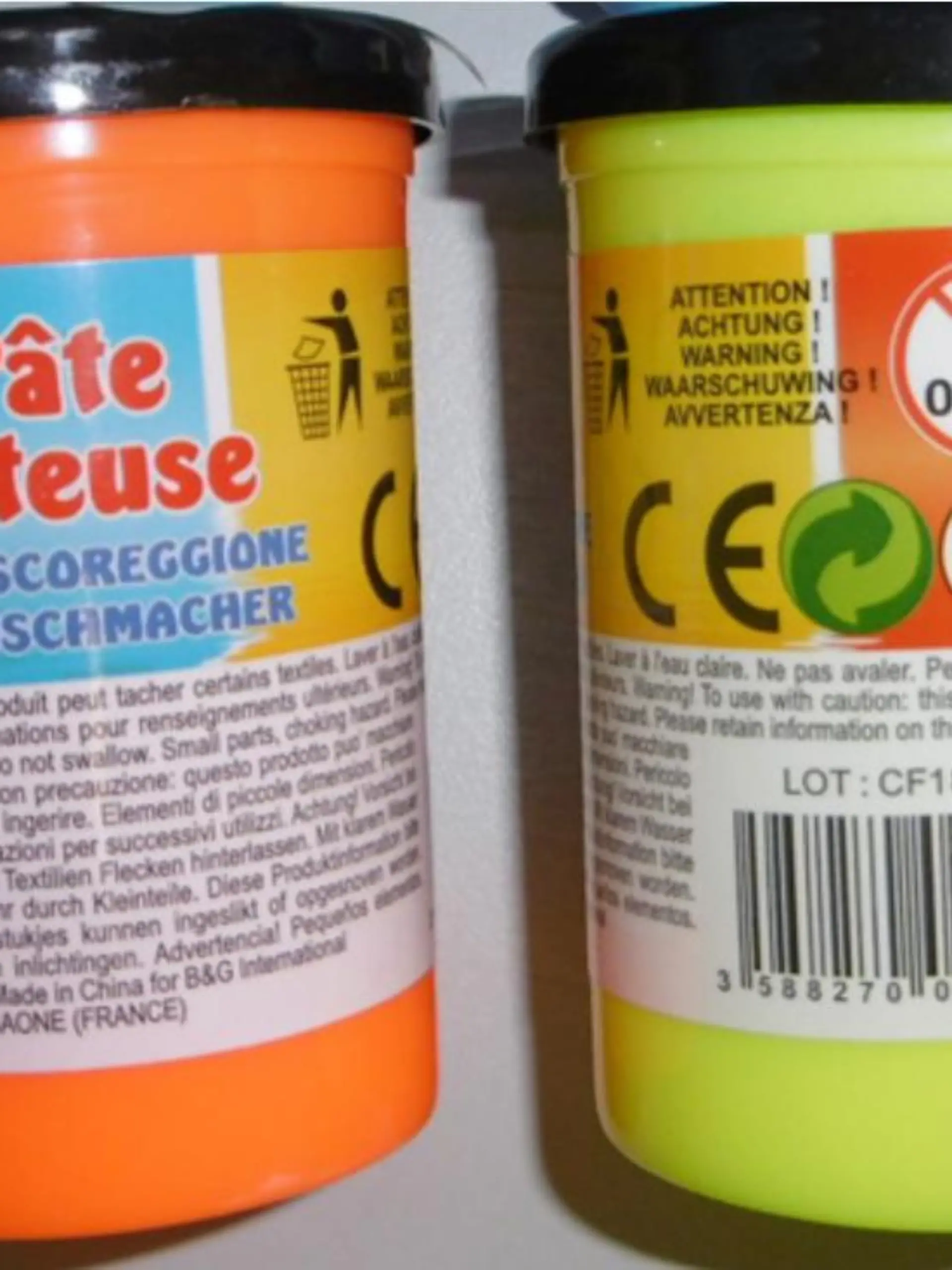 Der Schleim enthält zu hohe Bor-Werte