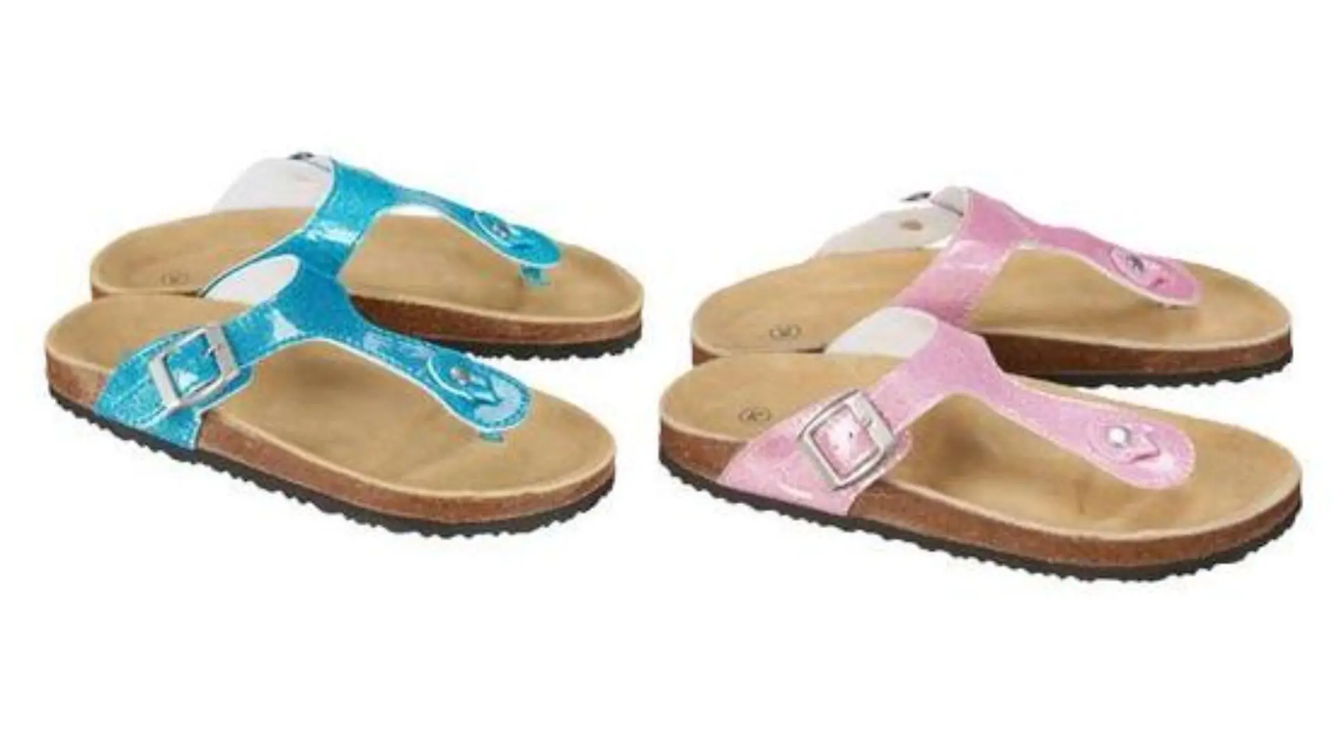 Diese Glitzer-Sandalen enthalten einen erhöhten Chrom-Wert.