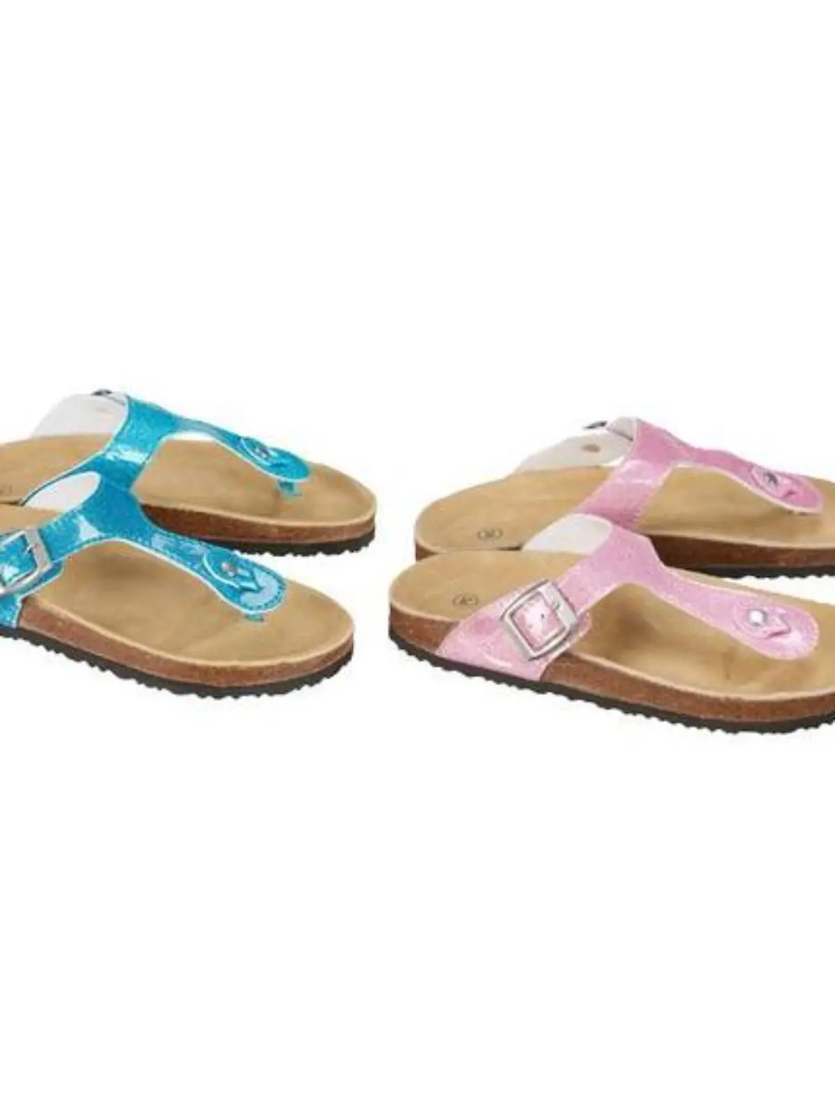 Diese Glitzer-Sandalen enthalten einen erhöhten Chrom-Wert.
