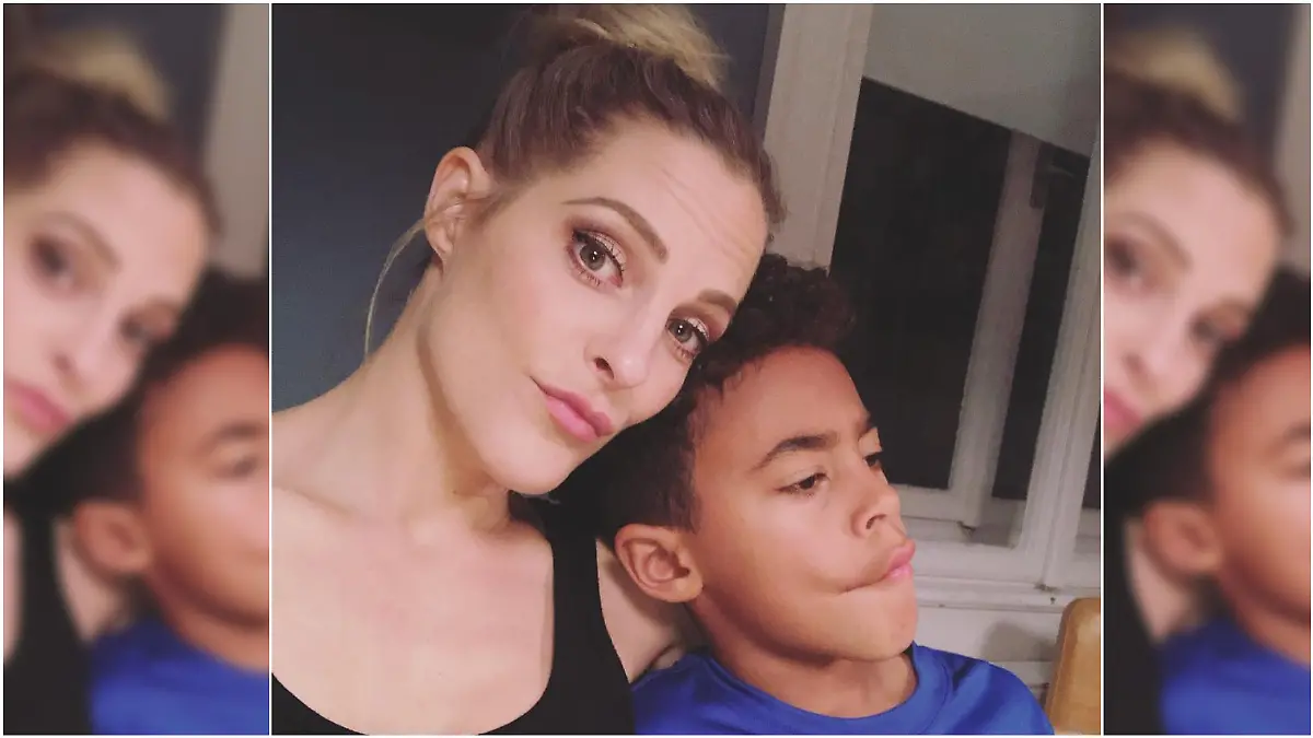 Sandy Mölling und ihr Sohn Jayden (10)