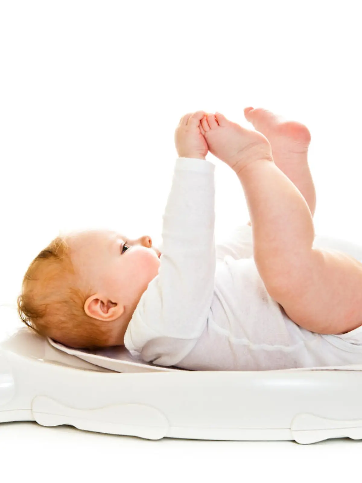 Baby auf der Waage