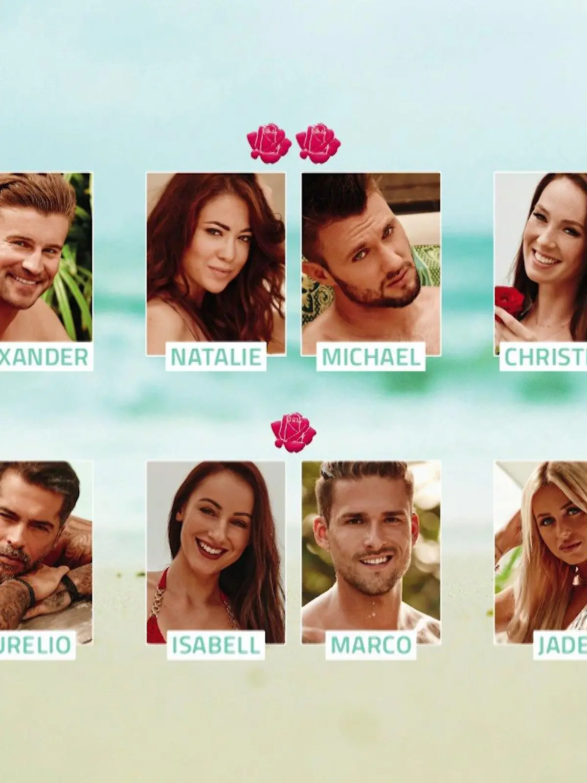 Die Rosenpaare der zweiten Folge von "Bachelor in Paradise"