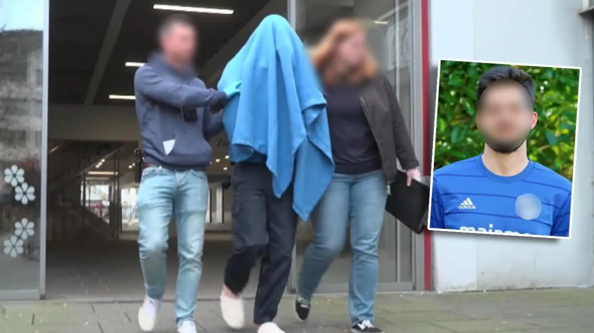 Bramsche: Fußballtorwart Joel G. in Pantoffeln abgeführt