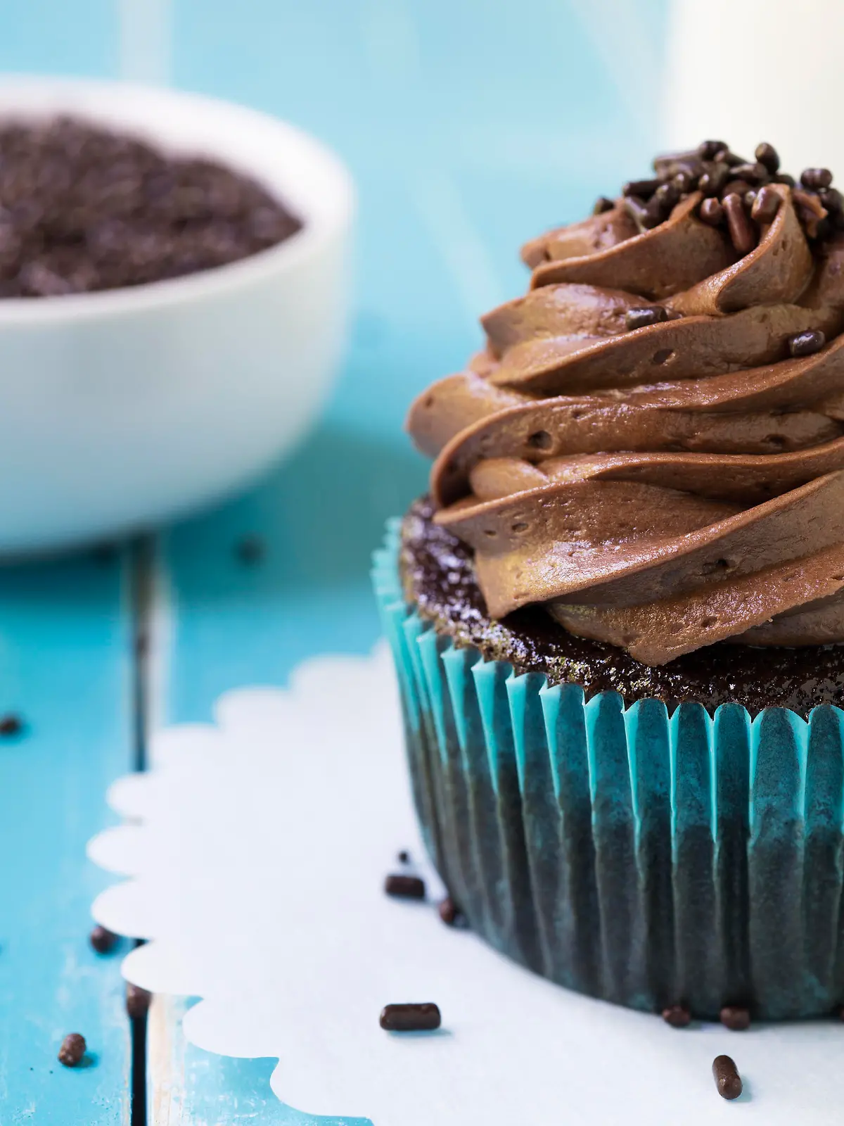 Schokoladen-Cupcake