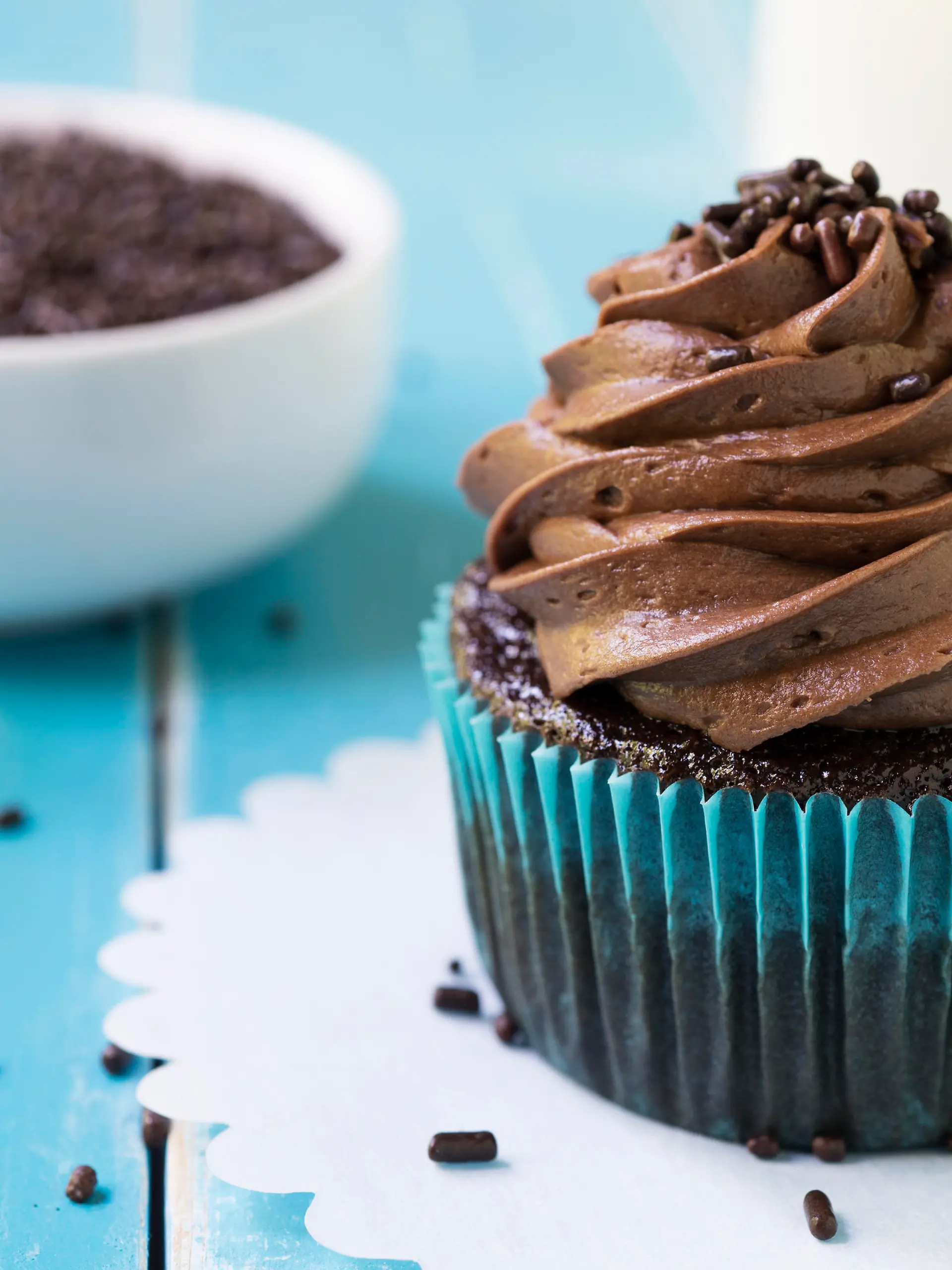 Schokoladen-Cupcake