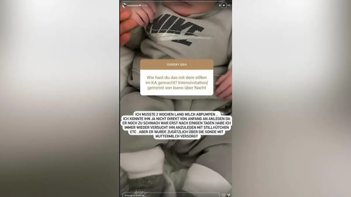 Auch über die nicht so perfekten und schwierigen Anfänge spricht Mama Laura Maria offen und ehrlich