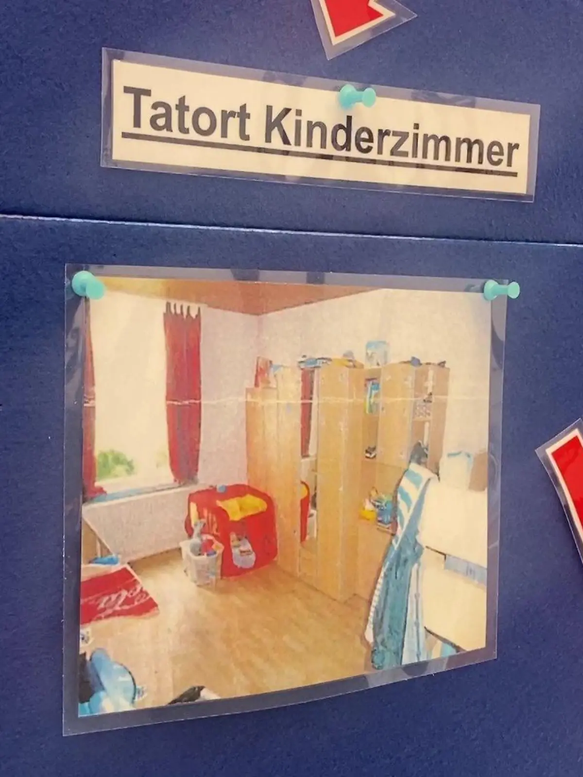 Das Kinderzimmer soll ein Tatort sein.