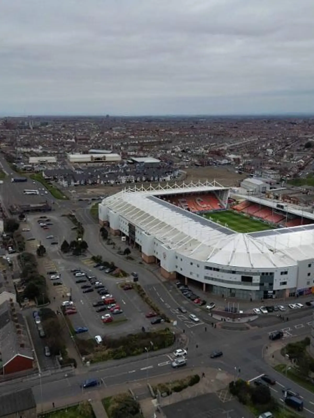 Sky Bet Championship Blackpool v Burnley General view of Bloomfield Road prior to the Sky Bet Championship match Blackpool vs Burnley at Bloomfield Road, Blackpool, United Kingdom, 4th March 2023 Photo by Ben Roberts/News Images Blackpool Bloomfield Road Lancashire United Kingdom Copyright: xBenxRoberts/NewsxImagesx