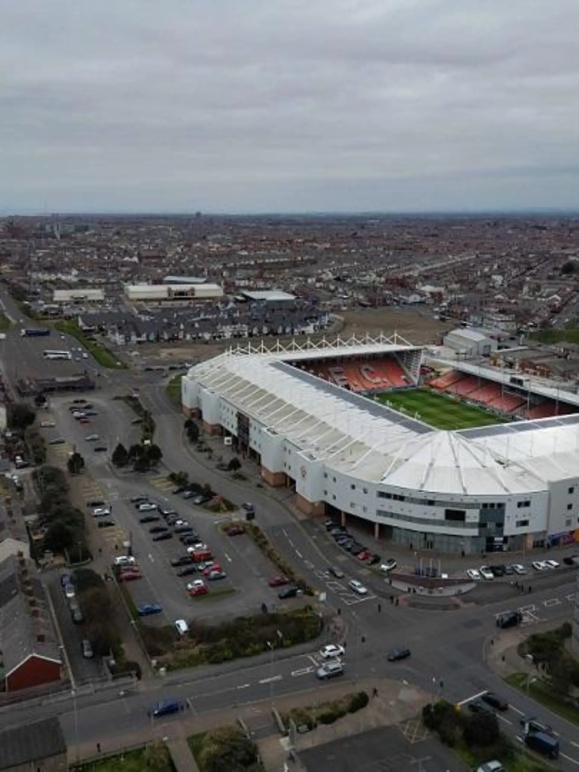 Sky Bet Championship Blackpool v Burnley General view of Bloomfield Road prior to the Sky Bet Championship match Blackpool vs Burnley at Bloomfield Road, Blackpool, United Kingdom, 4th March 2023 Photo by Ben Roberts/News Images Blackpool Bloomfield Road Lancashire United Kingdom Copyright: xBenxRoberts/NewsxImagesx
