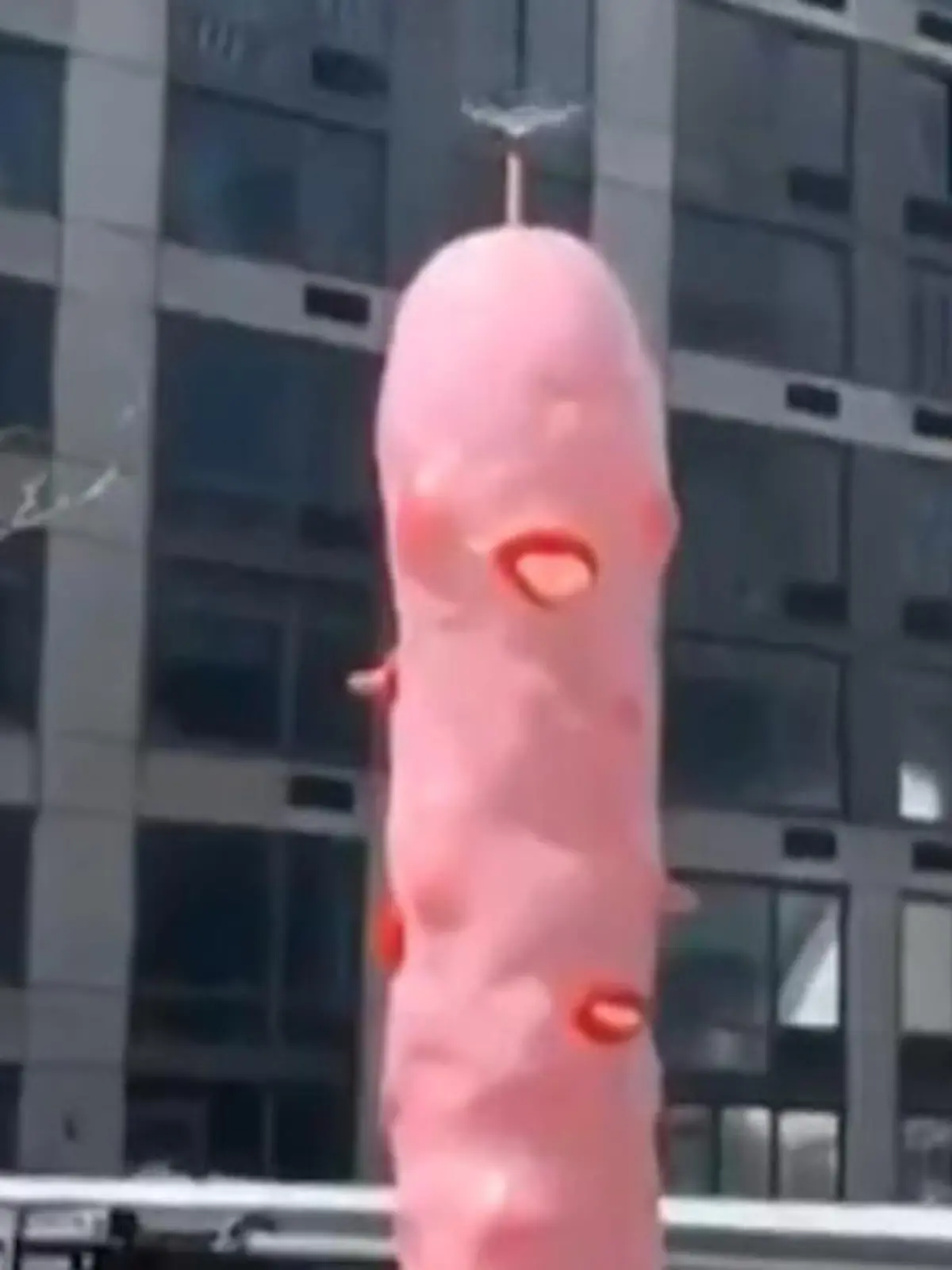 Bild zu: "Er spritzt mitten in der Stadt! Dieser XXL-Penis steht wie ‘ne Eins"