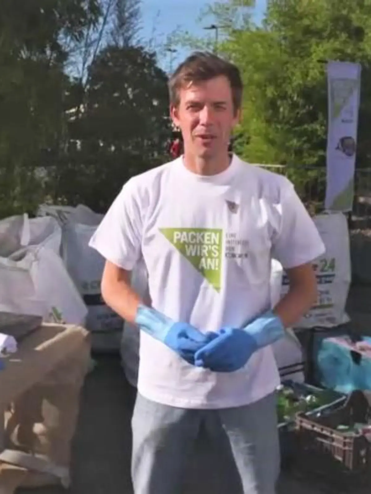 Maik Meuser RTL Aktuell World Cleanup day