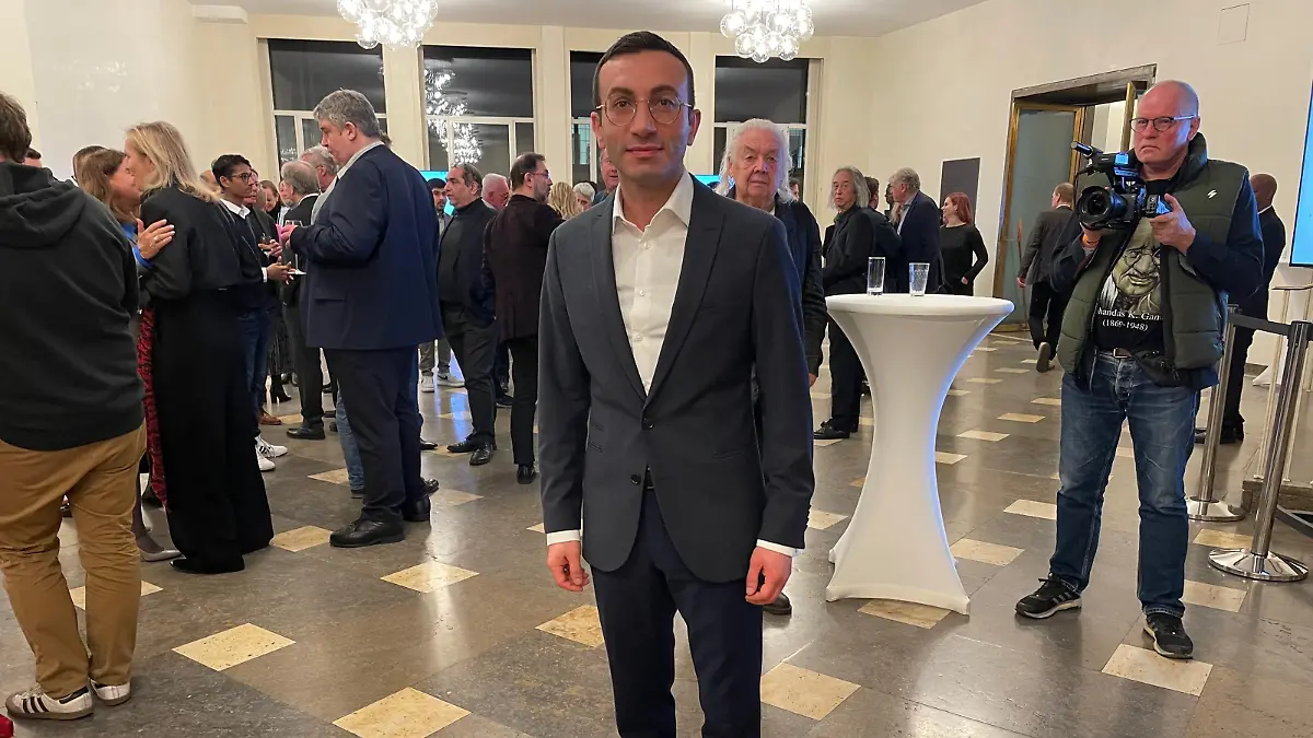 Mike Josef (SPD) bei der Oberbürgermeisterwahl in Frankfurt.