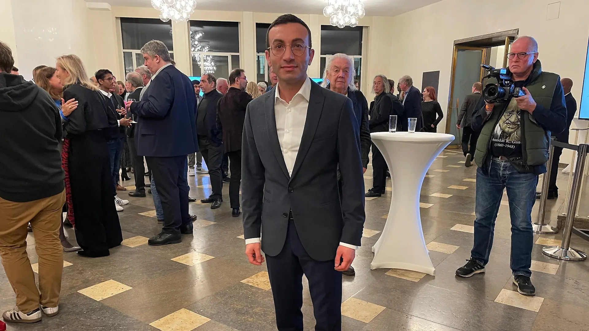 Mike Josef (SPD) bei der Oberbürgermeisterwahl in Frankfurt.