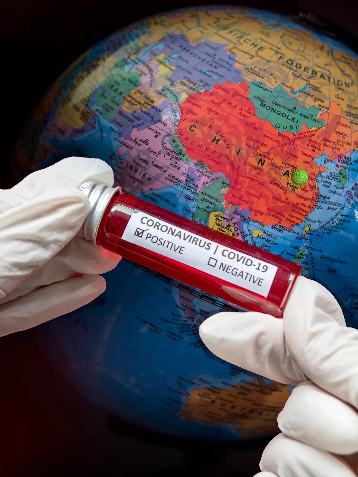  Verbreitung von Coronavirus SARS CoV 2 in die Welt *** Spread of coronavirus SARS CoV 2 to the world Foto:xD.xAnoraganingrumx/xFuturexImage