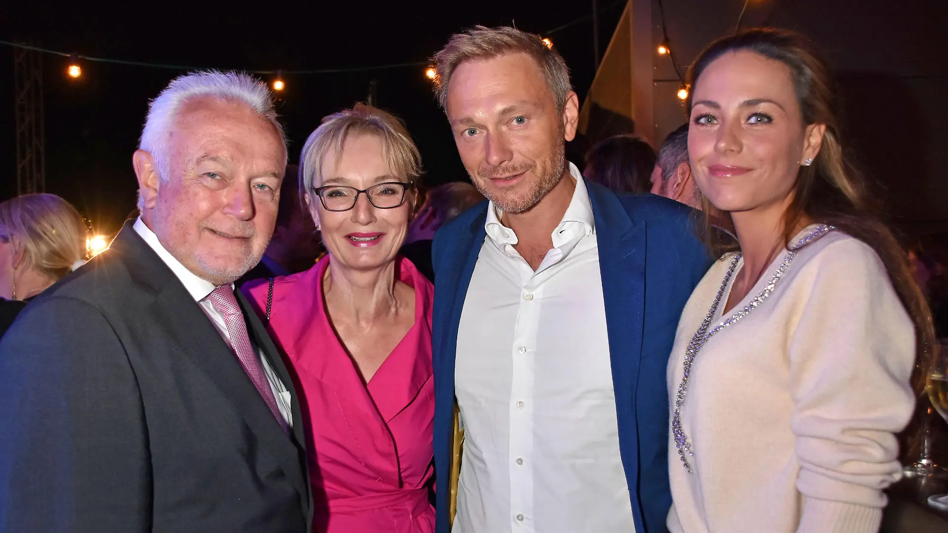 Summer Party (Sommerfest) Aussichtsreich at Hauptstadtbuero Mediengruppe RTL
Pictured: Wolfgang Kubicki,Annette Marberth-Kubicki,Christian Lindner,Franca Lehfeldt
Ref: SPL5115125 110919 NON-EXCLUSIVE
Picture by: AEDT / SplashNews.com
Splash News and Pictures
Los Angeles: 310-821-2666
New York: 212-619-2666
London: +44 (0)20 7644 7656
Berlin: +49 175 3764 166
photodesk@splashnews.com
World Rights,