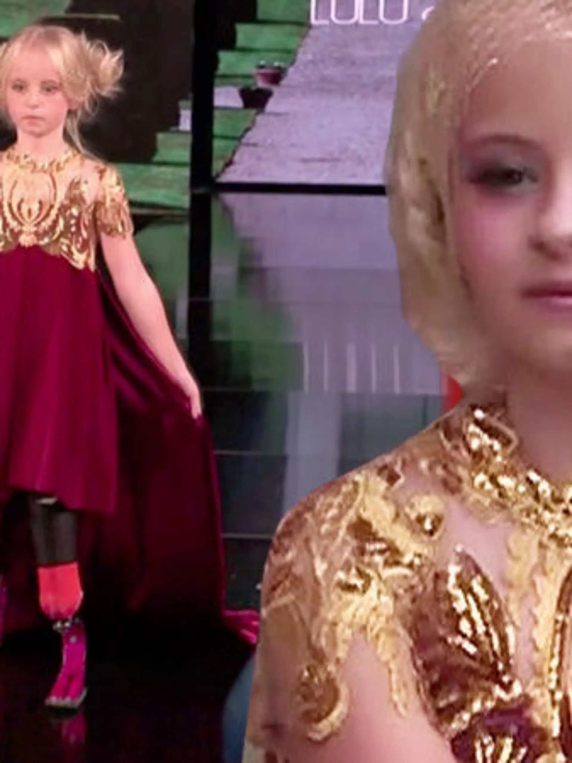 Daisy-May Demetre (9) auf der New York Fashion Week