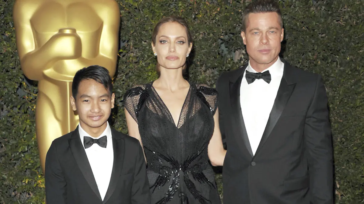 Brad Pitt, Angelina Jolie und Maddox Jolie-Pitt