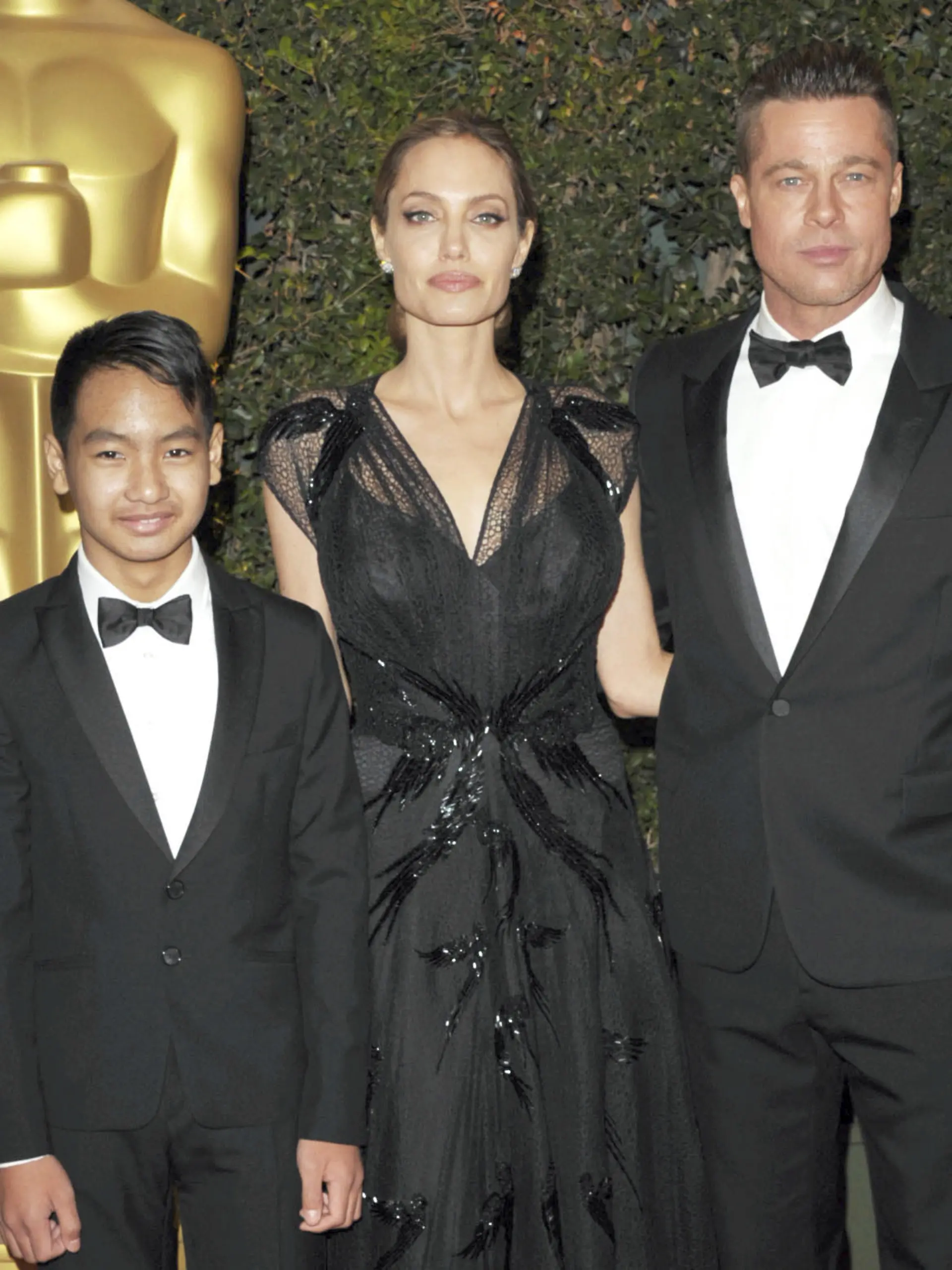 Brad Pitt, Angelina Jolie und Maddox Jolie-Pitt