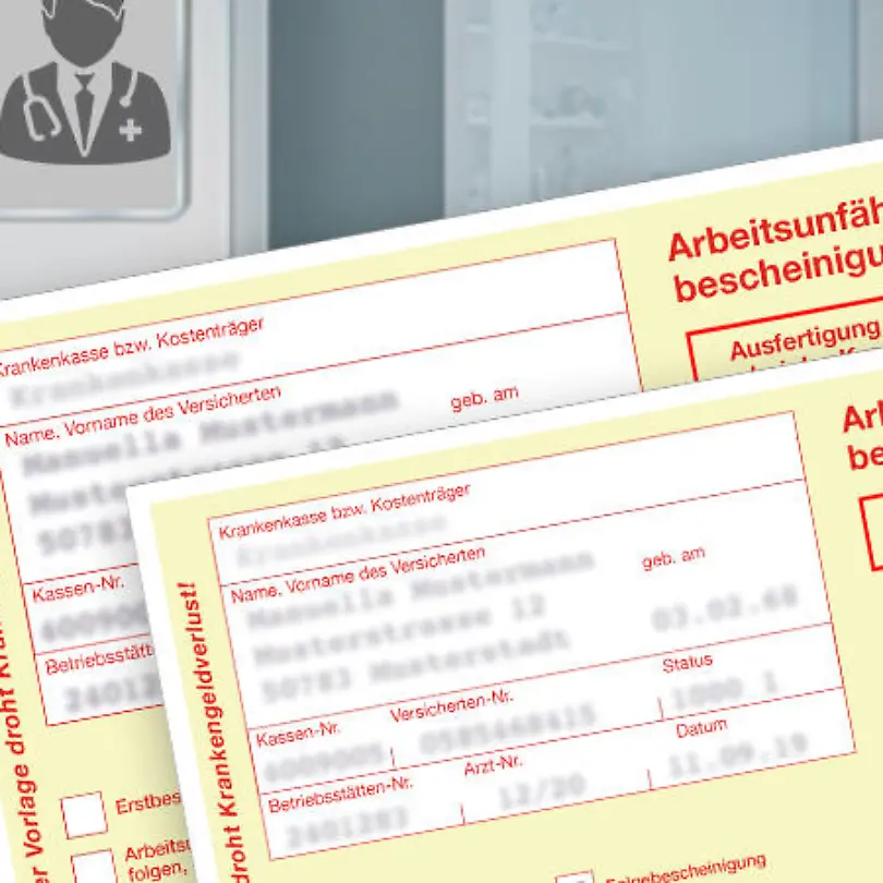 Krankmeldung: Schluss mit dem Gelben Zettel! Krankschreibung soll  digitalisiert werden