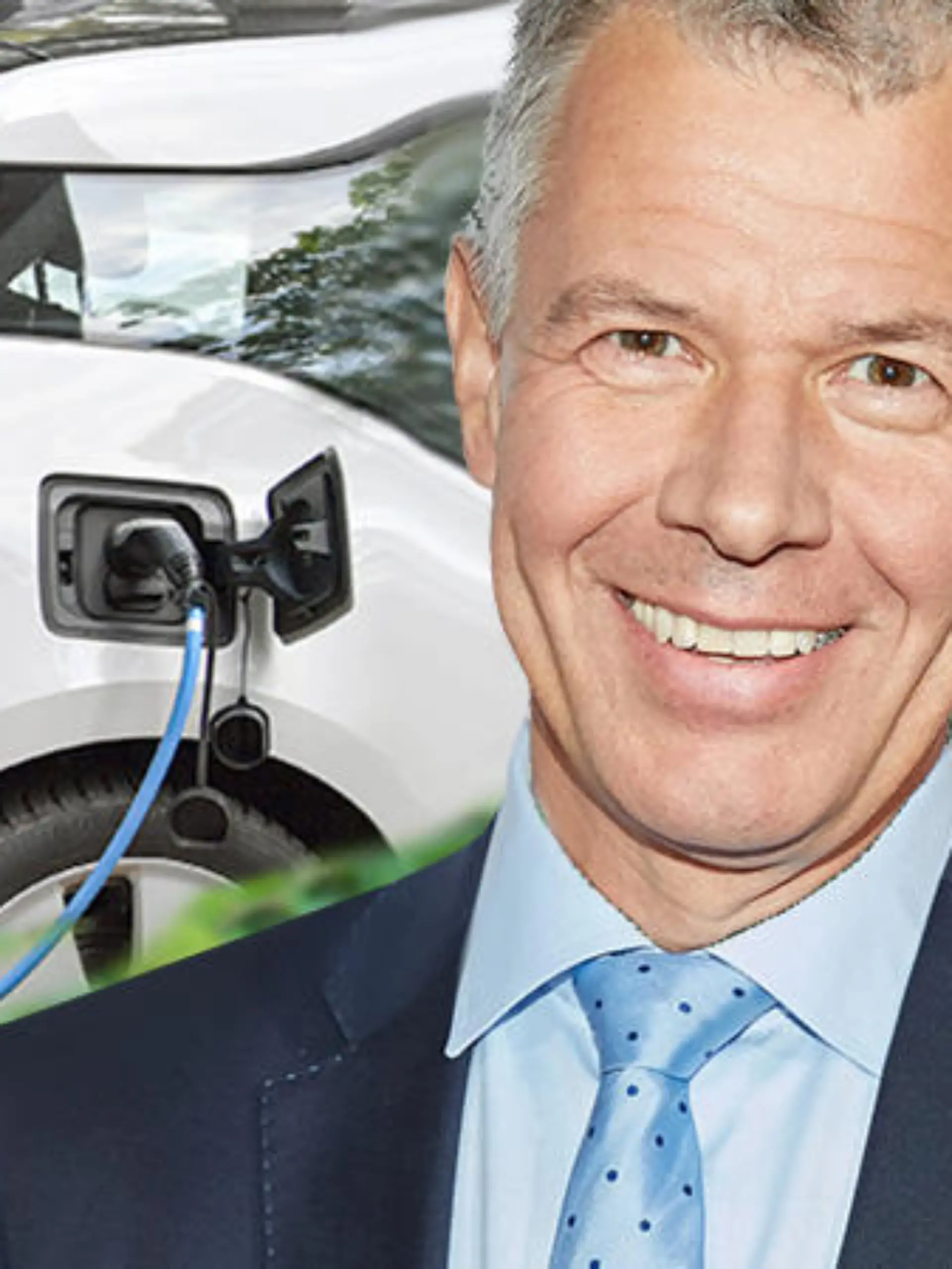 Peter Kloeppel liebt E-Mobilität
