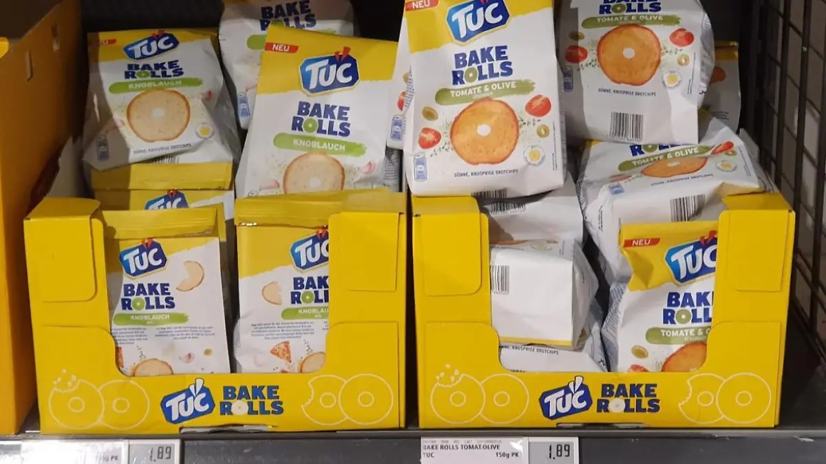Tuc Bake Rolls im Supermarkt