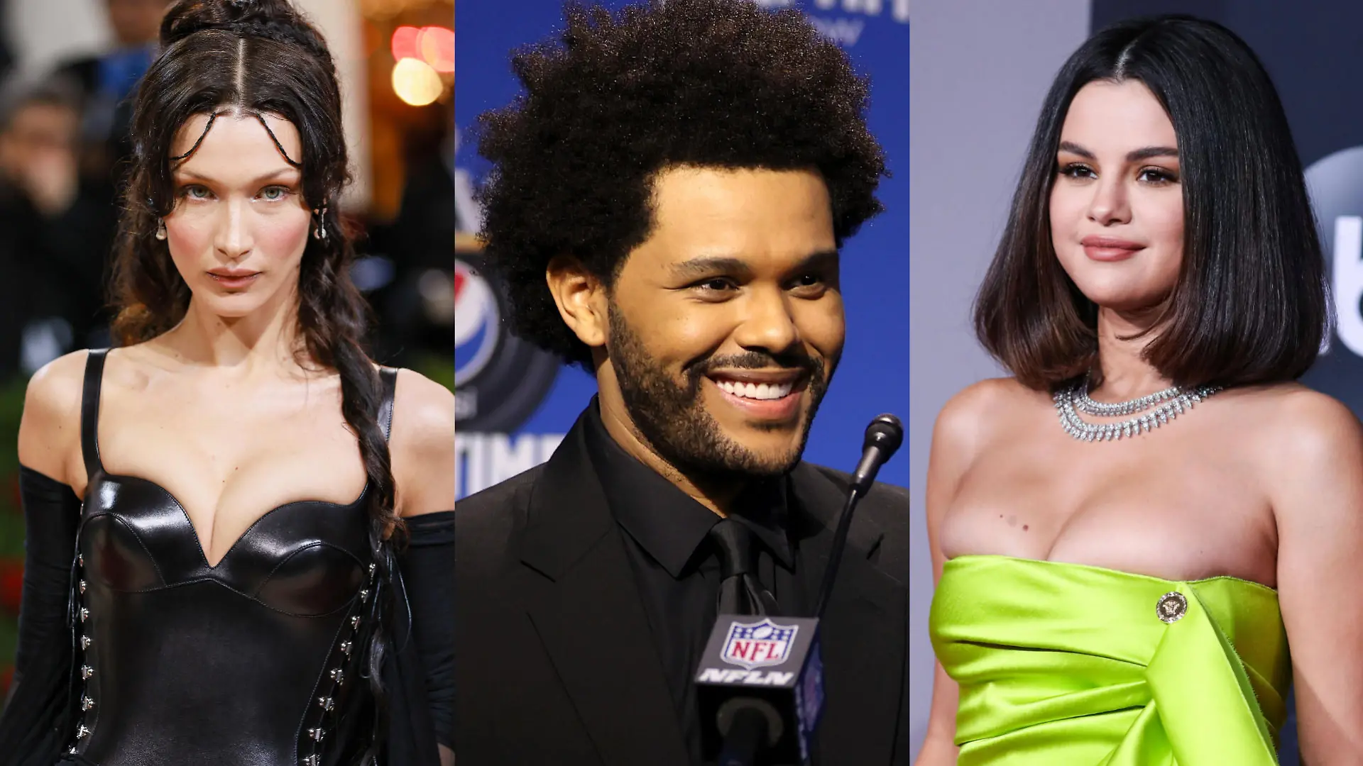 Bella Hadid, Selena Gomez und The Weeknd