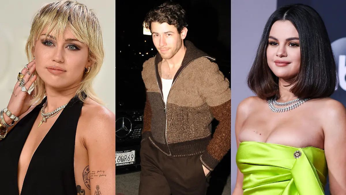 Miley Cyrus, Nick Jonas, Selena Gomez