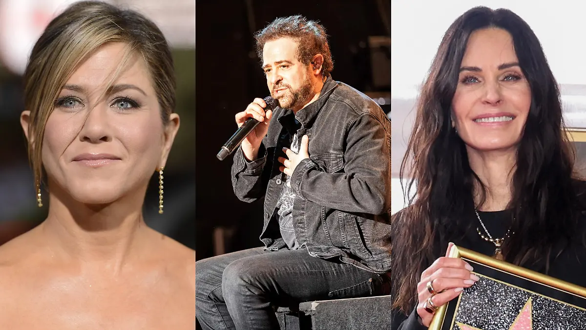 Jennifer Aniston, Adam Duritz, Courteney Cox