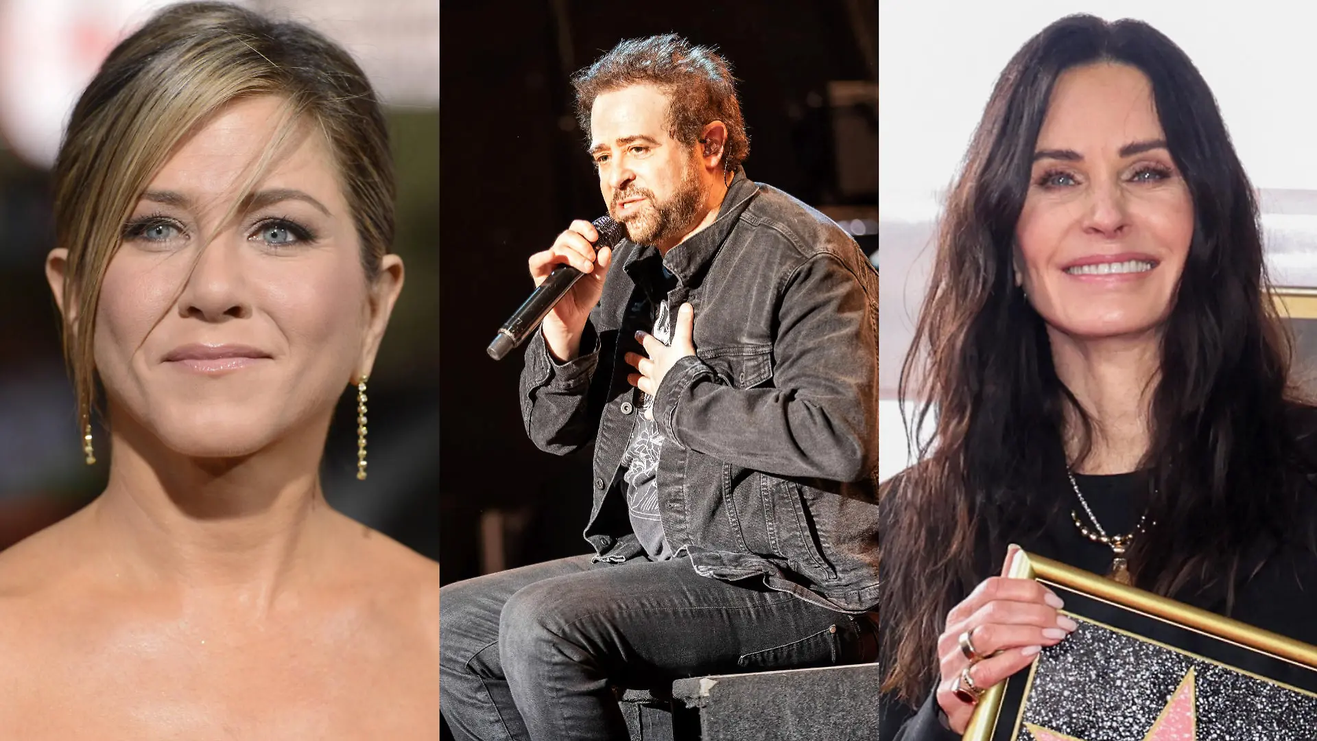 Jennifer Aniston, Adam Duritz, Courteney Cox