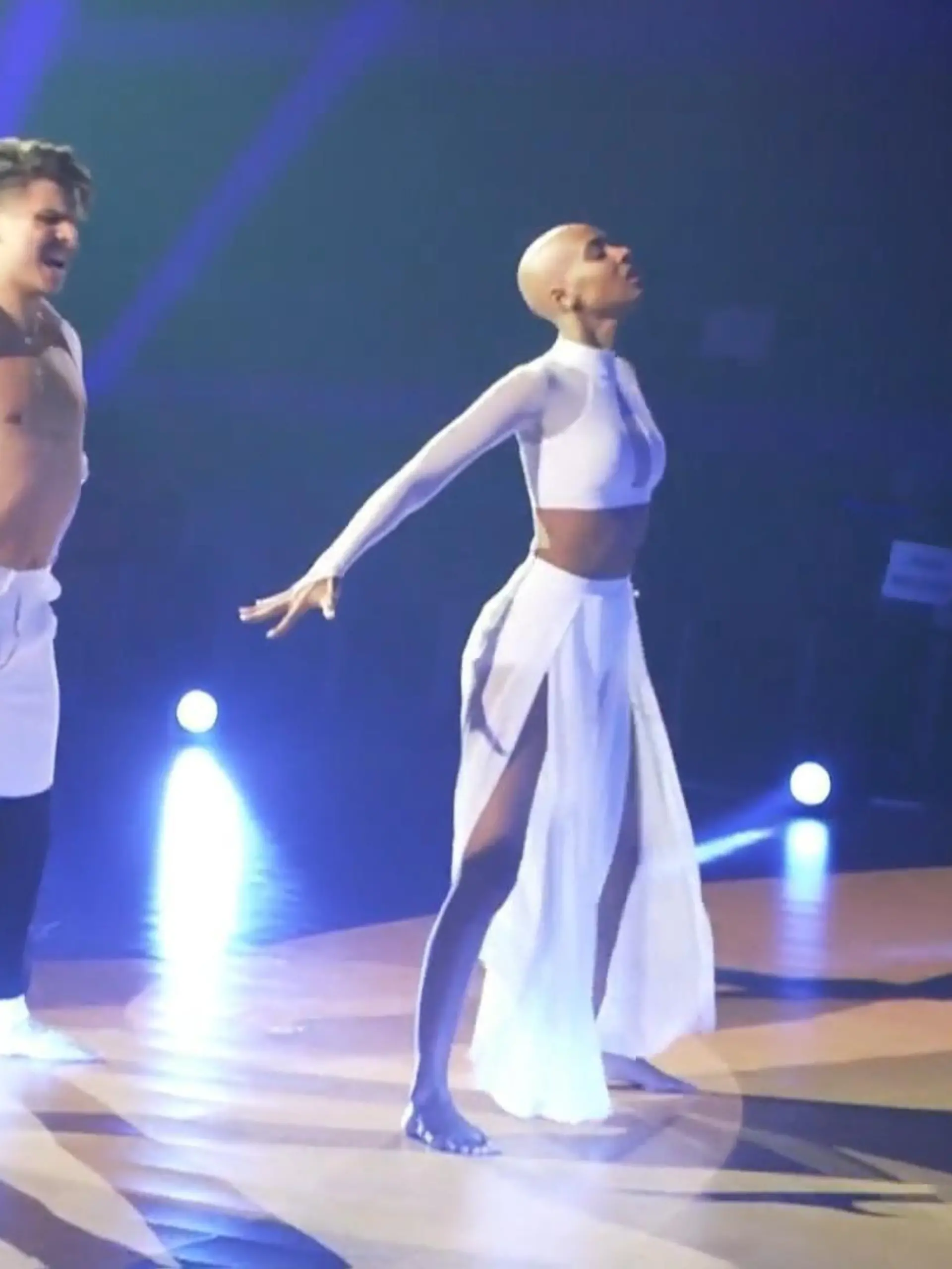 Alexandru Ionel und Sharon Battiste proben fleißig ihren Contemporary.