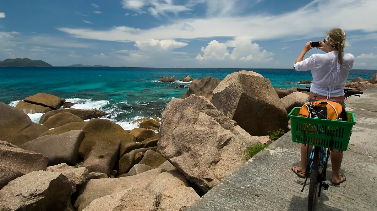 Seychellen mkit dem Fahrrad