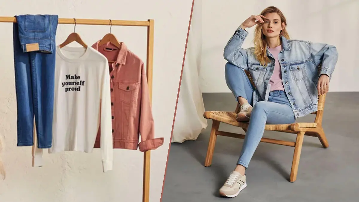 Lidl Jeansjacke in Blau im Angebot