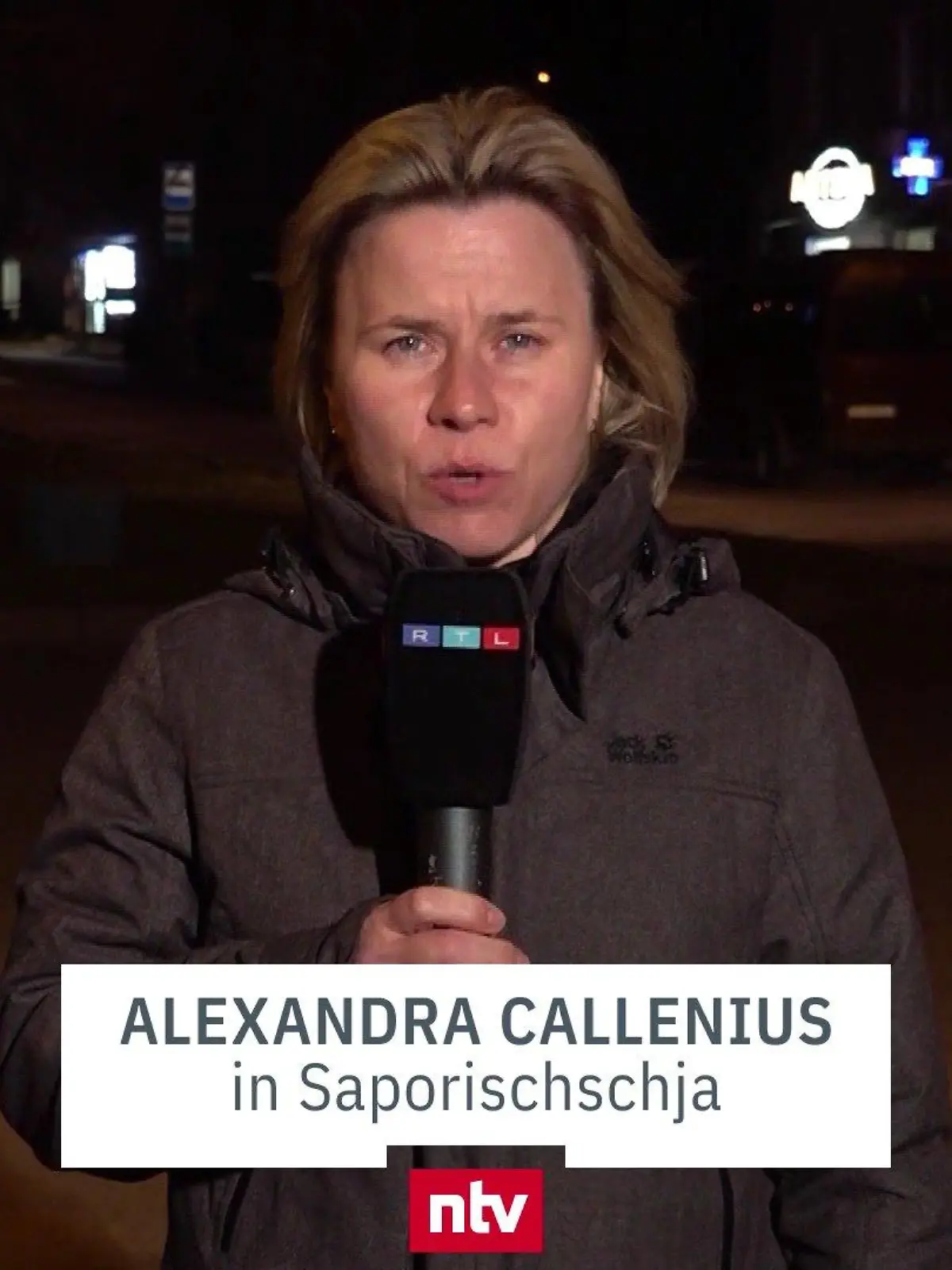 Alexandra Callenius berichtet aus Bachmut in der Ukraine.