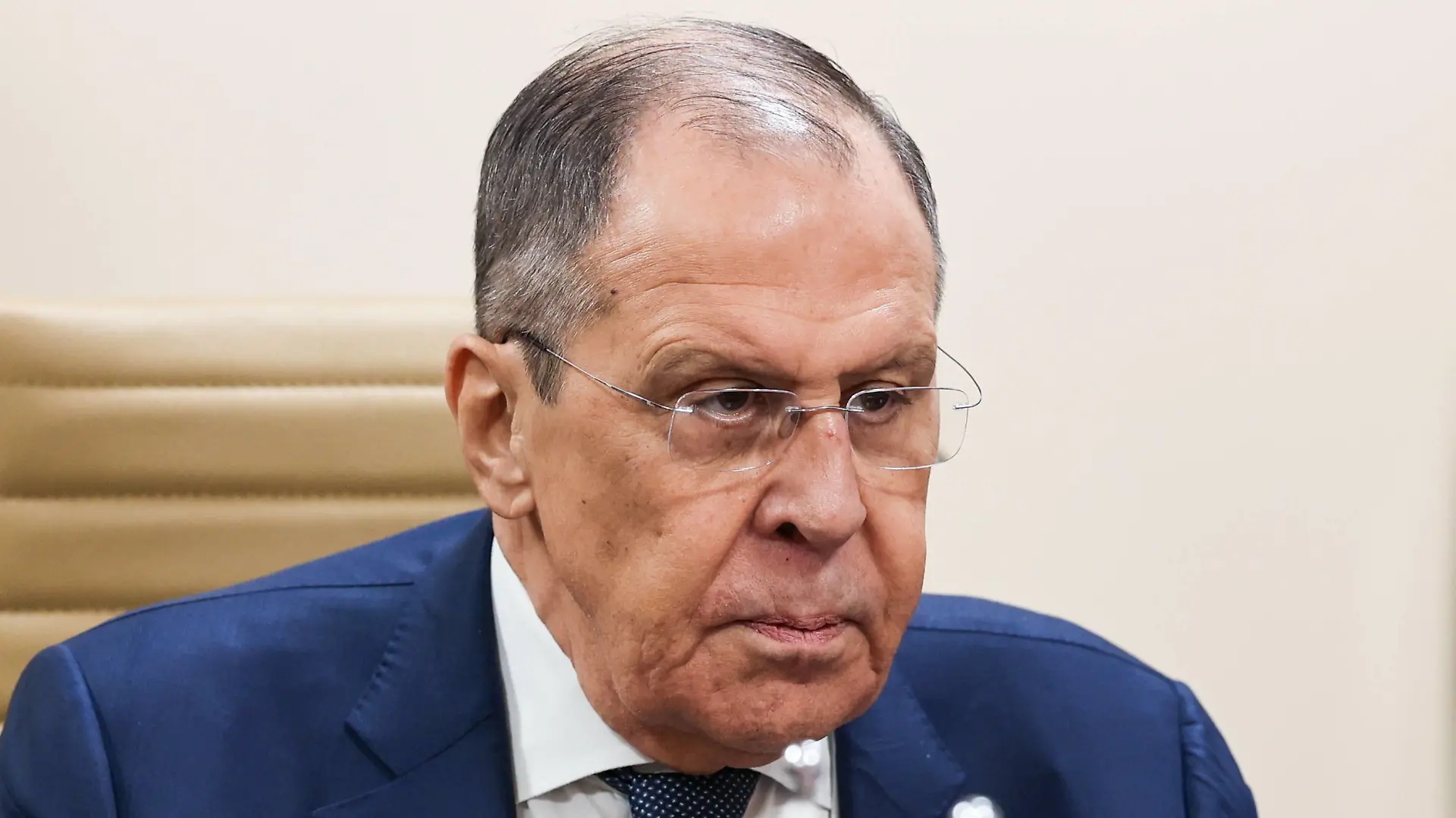 INDIA, NEW DELHI - MARCH 2, 2023: Russia s Minister of Foreign Affairs Sergei Lavrov attends the G20 Foreign Ministers Meeting at the Presidential Palace. Russian Foreign Ministry Press Service/TASS PUBLICATIONxINxGERxAUTxONLY 57639989